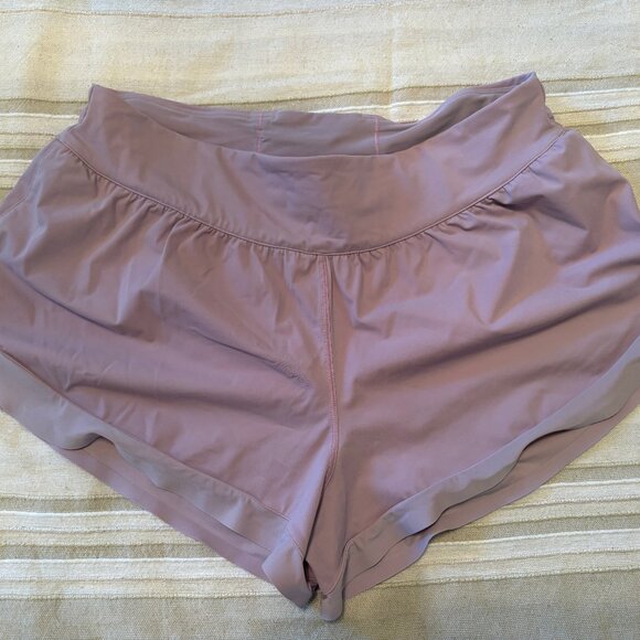 Lululemon Swift Running Shorts | Lined | Lavender | Size 8 | Nearly New - Picture 1 of 5